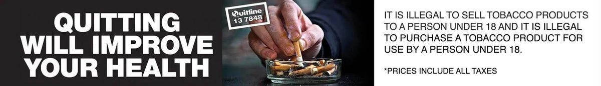 Hand lighting a cigarette with text about tobacco product sales restrictions.